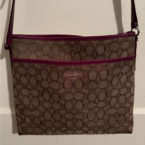 Authentic Coach File Bag Crossbody
